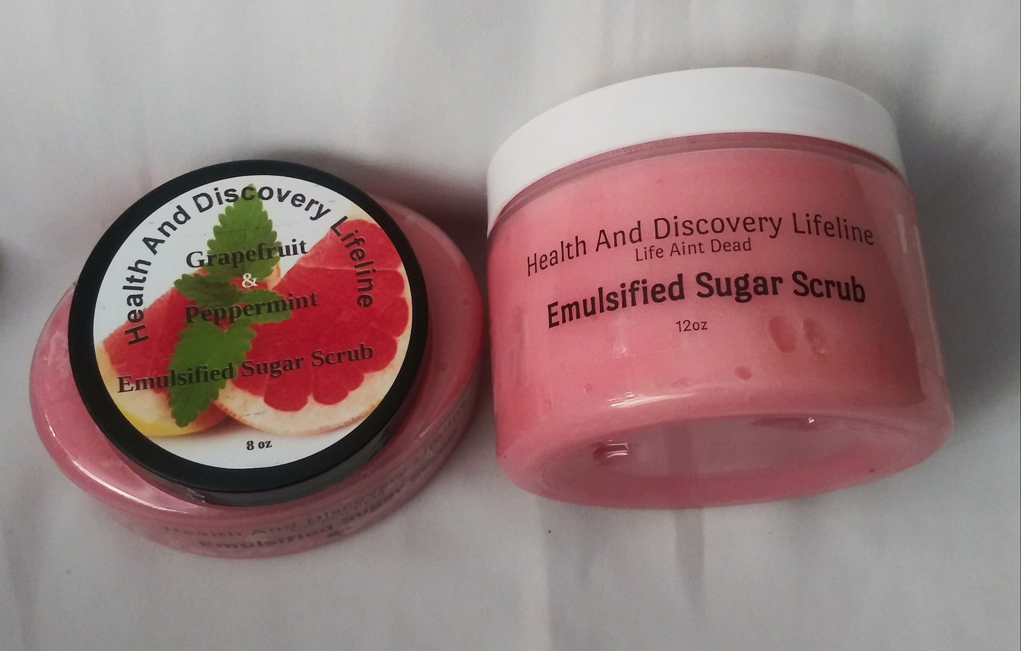 Emulsified Sugar Scrub ( Made with Essential Oil)